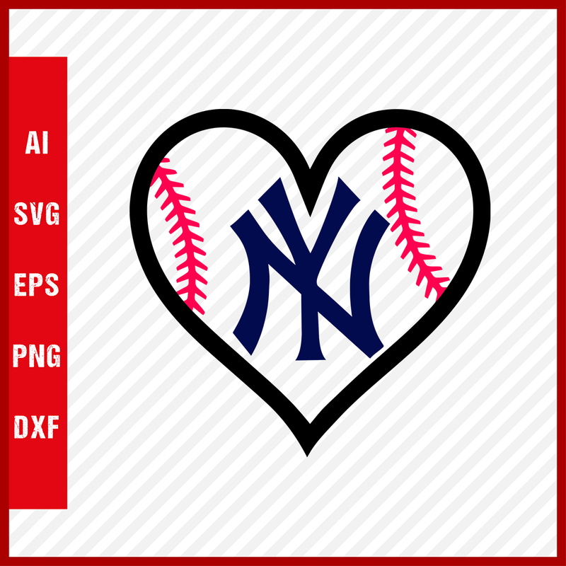 New York Yankees Logo MLB Svg Cut Files Baseball Clipart