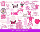 Love Pink PNG & SVG Bundle 1700+ Files For Cricut & Silhouette