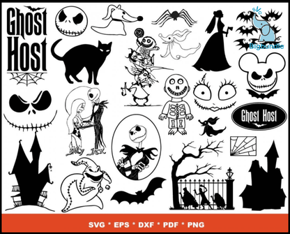 1700+ Nightmare Before Christmas SVG Mega Bundle 5.0