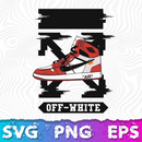 Off-White & Air Jordan 1 Logo SVG, Off-White PNG, Air Jordan SVG Logo, Air Jordan 1 PNG Logo