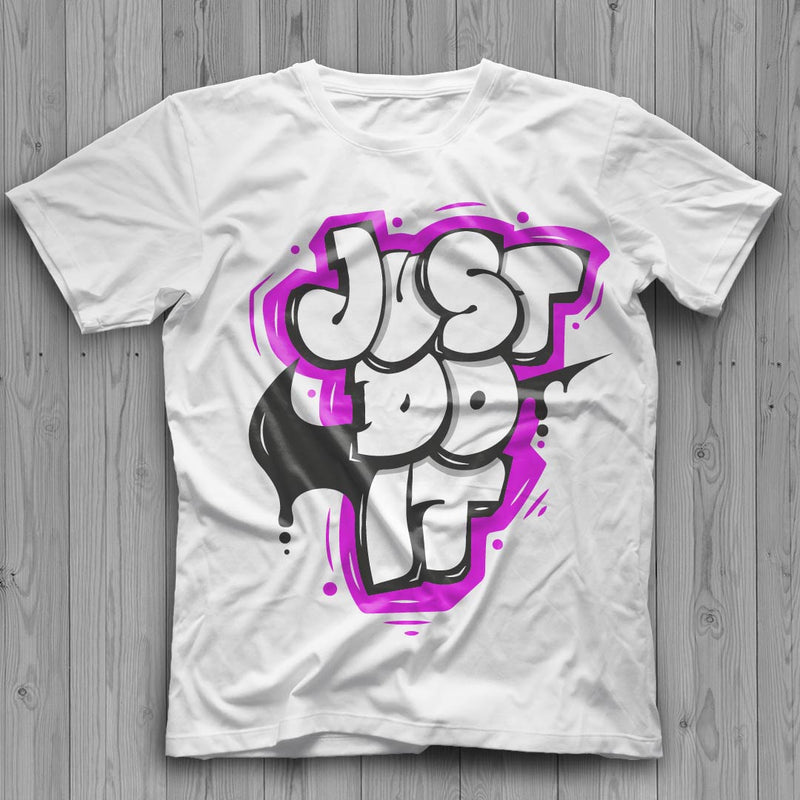 Just Do It Logo SVG, Graffiti Cool Nike Logo SVG, Nike Swoosh SVG, Drippy Nike Logo