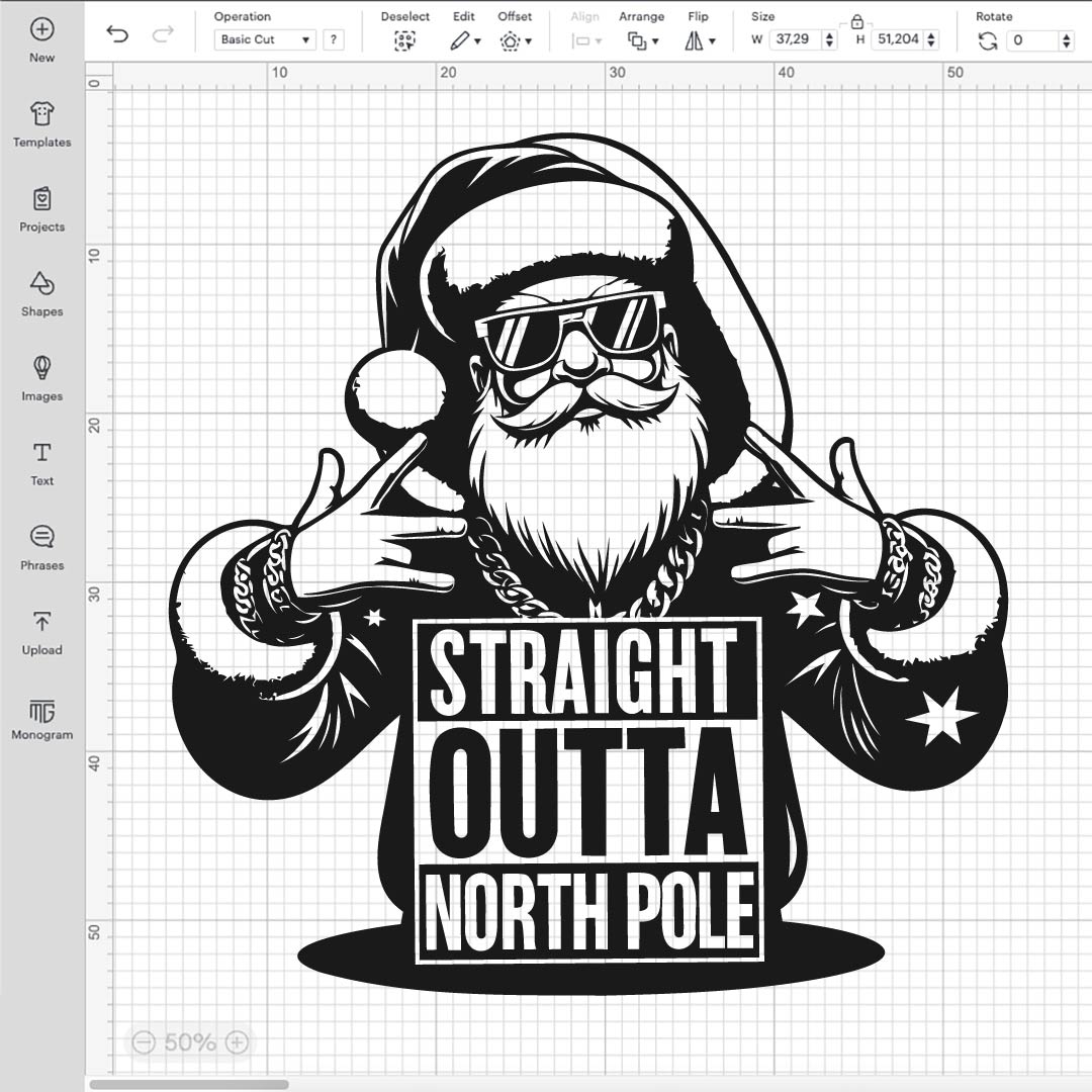 Santa Claus SVG, Santa PNG Transparent, Hip Hop Santa, Santa Rapping, Transparent Santa Clipart