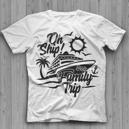Cruise Ship SVG, Family Vacation SVG, Cruise SVG, Family Cruise SVG, Oh Ship SVG, SVG Cruise Ship, Cruise SVG Files