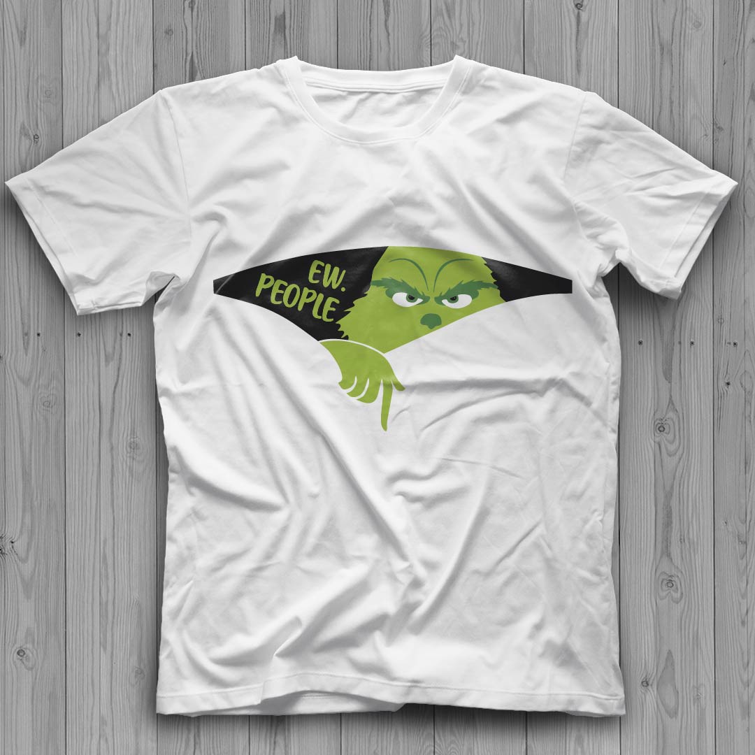 SVG Grinch, Ew People Grinch SVG, Grinch PNG, The Grinch Vector, Grinch Face PNG, The Grinch Smile