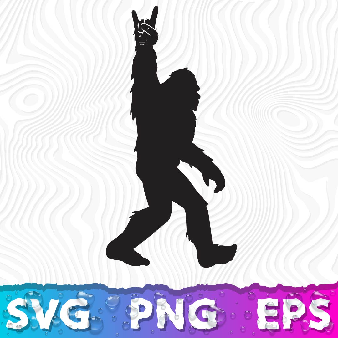 Sasquatch Logo, Yeti Svg, Logo For Yeti, Bigfoot Png, Big Foot Svg