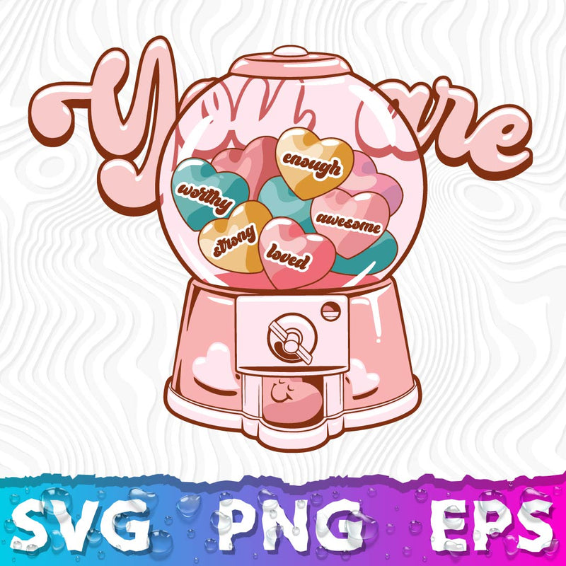 Valentines Day SVG, Gumball Machine Valentine Box, Valentines Day Graphics, Happy Valentine's Day SVG, Valentine PNG