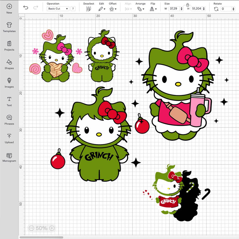 Hello Kitty Svg, Hello Kitty Christmas, Hello Kitty Png, Hello Kitty Svg Cricut, Hello Kitty Christmas Svg