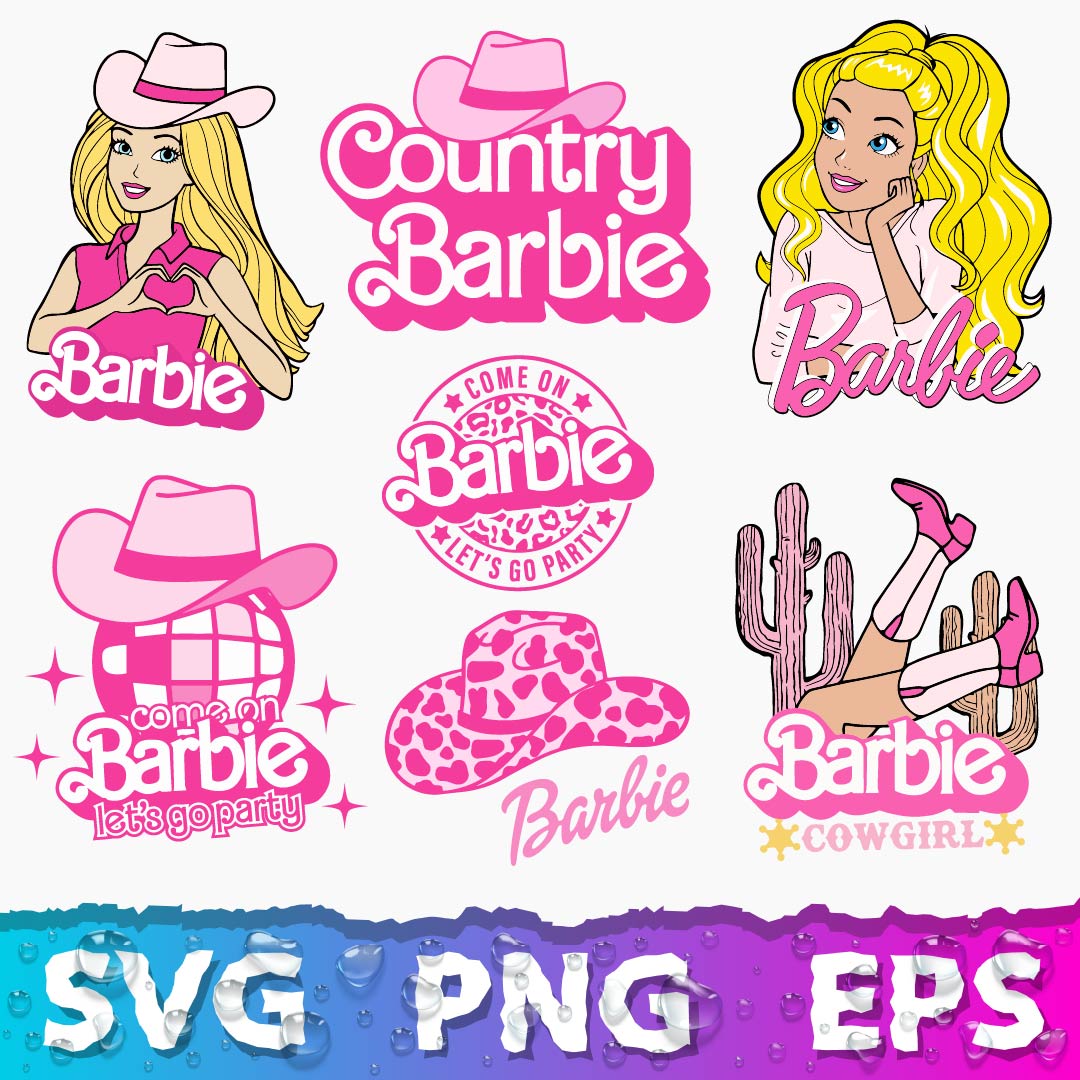 Barbie Svg, Barbie Girl Png, Barbie Logo Svg, Barbie Pink Png Logo, Barbie Cricut Svg