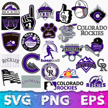 Colorado Rockies Logo SVG, Colorado Rockies PNG Logo Transparent
