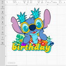 Stitch Birthday Svg, Stitch Birthday Shirt Svg, Stitch Cricut, Happy Birthday Stitch, Stitch Birthday Png
