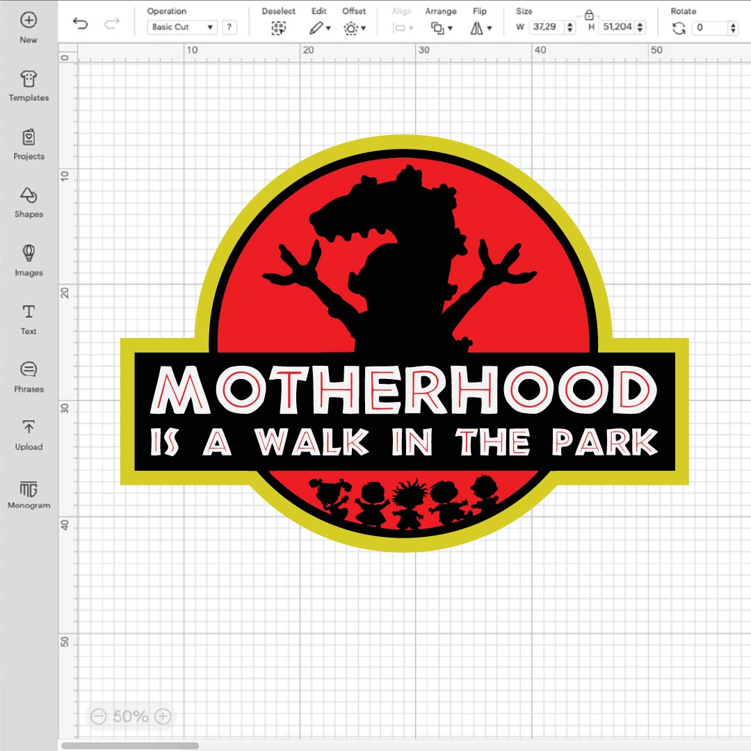 Motherhood Silhouette, Motherhood Svg, Rugrats Png, Motherhood Is A Walk In The Park Svg, Rugrat Log