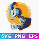 Donald Duck Svg, Donald Duck Clipart, Donald Duck Png, Donald Duck Silhouette