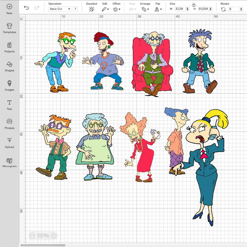 Rugrats Svg Bundle, Rugrats Clipart, Rugrats Birthday Svg Cut Files