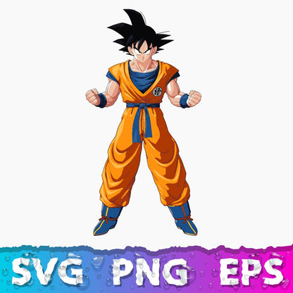 Goku Svg, Dragon Ball Z Png, Goku Png, Dragon Ball Z Cricut, Dragon Ball Z Svg, Dragon Ball Z Goku Svg
