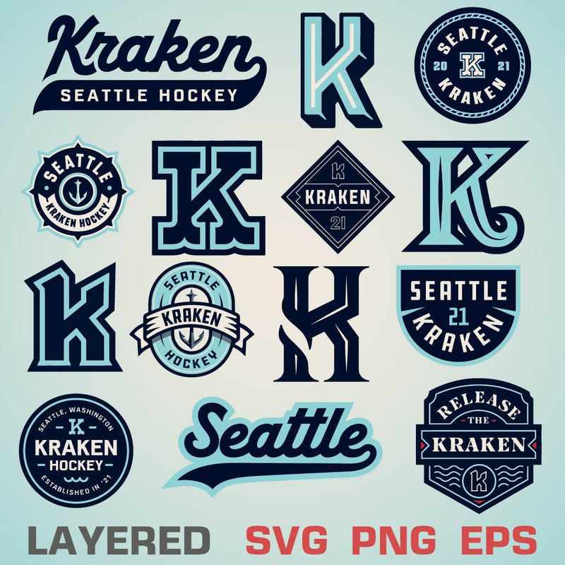 Seattle Kraken Logo Svg, Kraken Logo, Kraken Logo Png, Seattle Kraken Logo Png, Seattle Kraken Transparent Logo