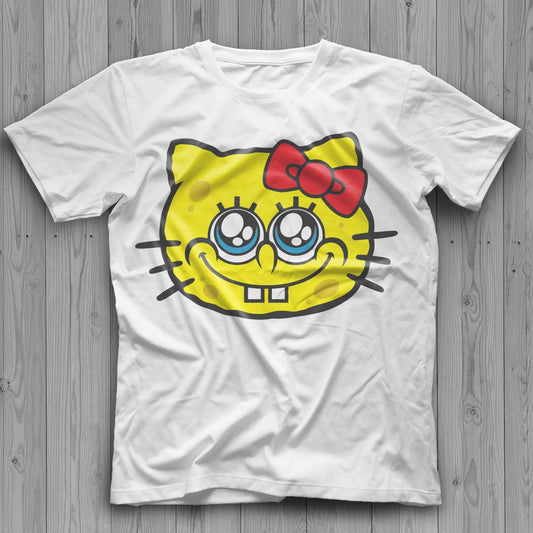 Hello Kitty Spongebob Svg, Spongebob And Hello Kitty Png, Spongebob Hello Kitty