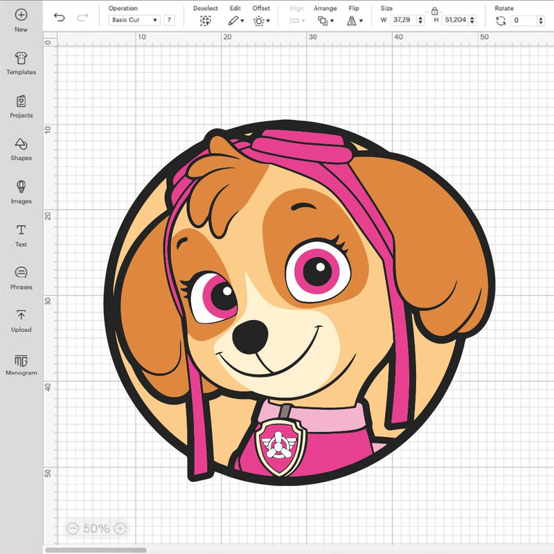 Skye Paw Patrol Svg