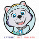 Everest Paw Patrol Png, Paw Patrol Svg, Paw Patrol Png, Paw Patrol Everest Png