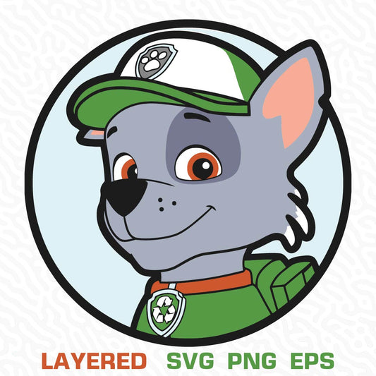 Paw Patrol Svg, Rocky Paw Patrol Png, Paw Patrol Png, Paw Patrol Birthday Svg