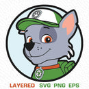 Paw Patrol Svg, Rocky Paw Patrol Png, Paw Patrol Png, Paw Patrol Birthday Svg