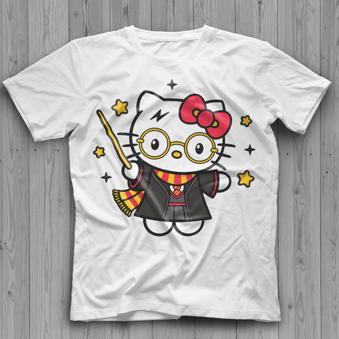 Hello Kitty Harry Potter Svg, Hello Kitty Svg, Hello Kitty For Cricut, Sanrio Svg, Hello Kitty Face Svg