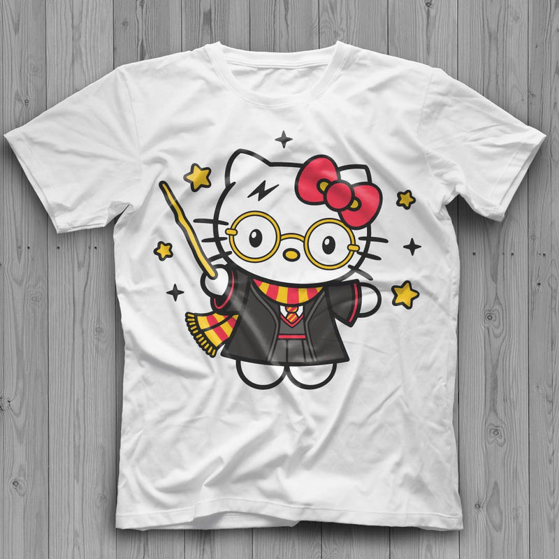 Hello Kitty Harry Potter Svg, Hello Kitty Png