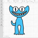 Rainbow Friends Cyan Svg, Rainbow Friends Png