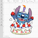 Stitch Birthday Svg, Stitch Birthday Png, Stitch Cricut Design
