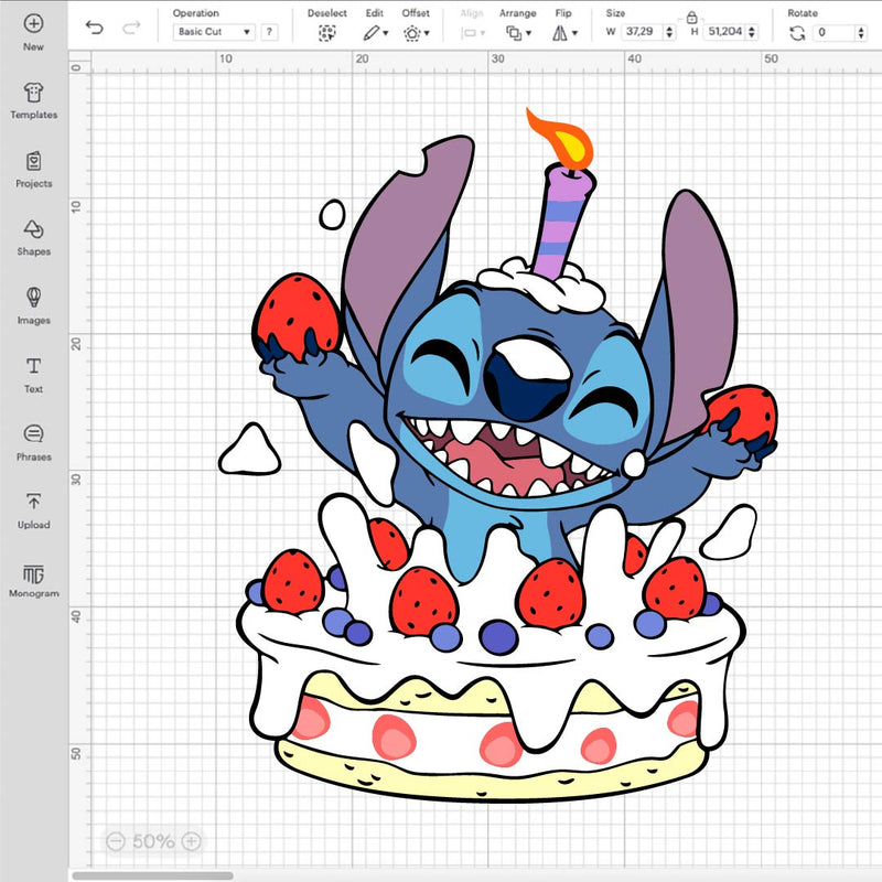 Stitch Birthday Svg, Stitch Birthday Png, Stitch Cricut Design