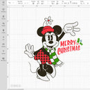 Christmas Minnie Mouse Svg, Disney Christmas Svg, Mini Mouse Svg, Christmas Disney Svg