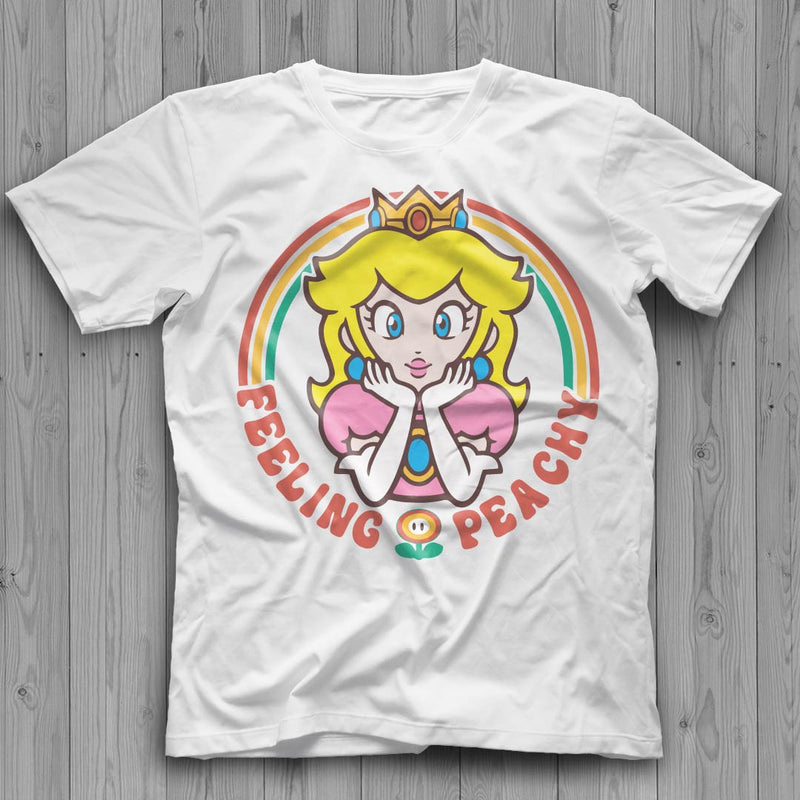 Princess Peach Svg, Princess Peach Png,Princess Peach Crown Png, Super Mario Princess Peach, Princess Peach Face Svg