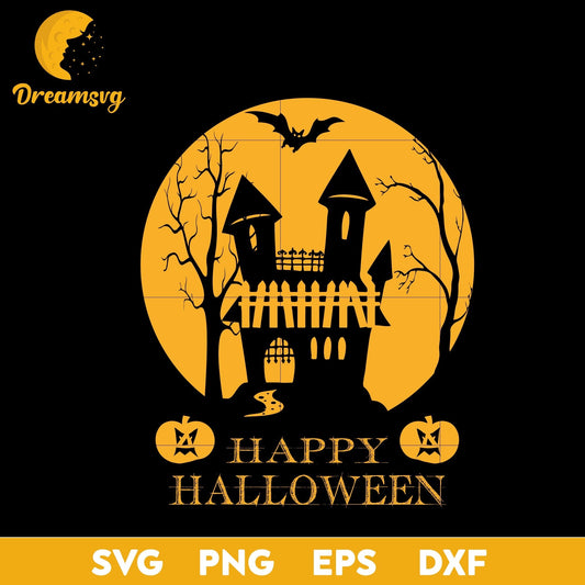 Happy halloween svg, Halloween svg, png, dxf, eps digital file.