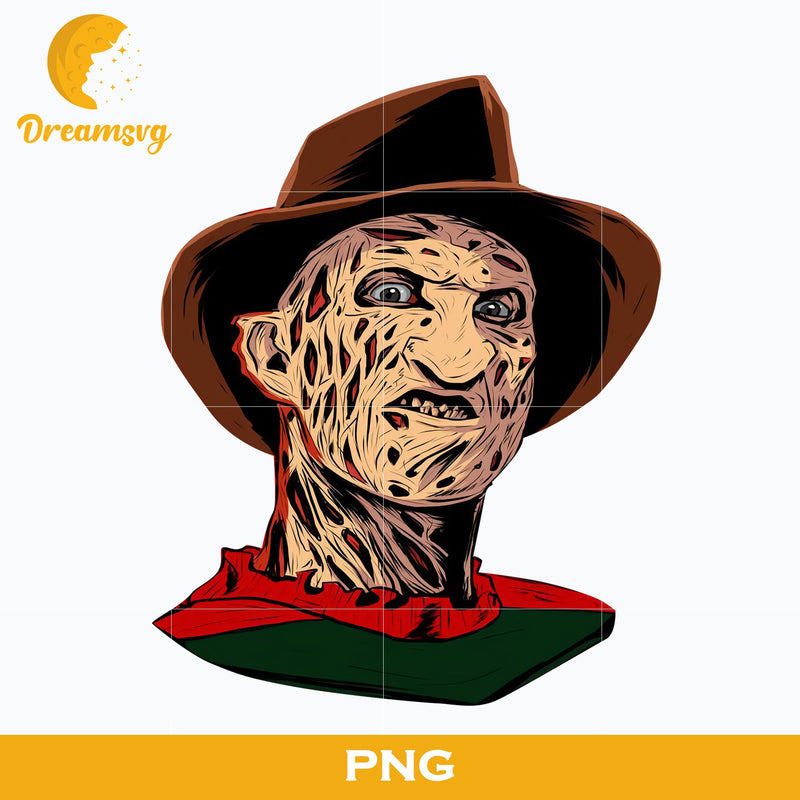 Freddy Krueger PNG, Freddy Krueger Halloween, Scary Halloween, Horror Characters, Halloween svg, png digital file.