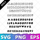 Paw Patrol SVG Bundle, Paw Patrol Clipart Paw Patrol Alphabet, Silhouette Svg Cut Files, Png Digital Bundle