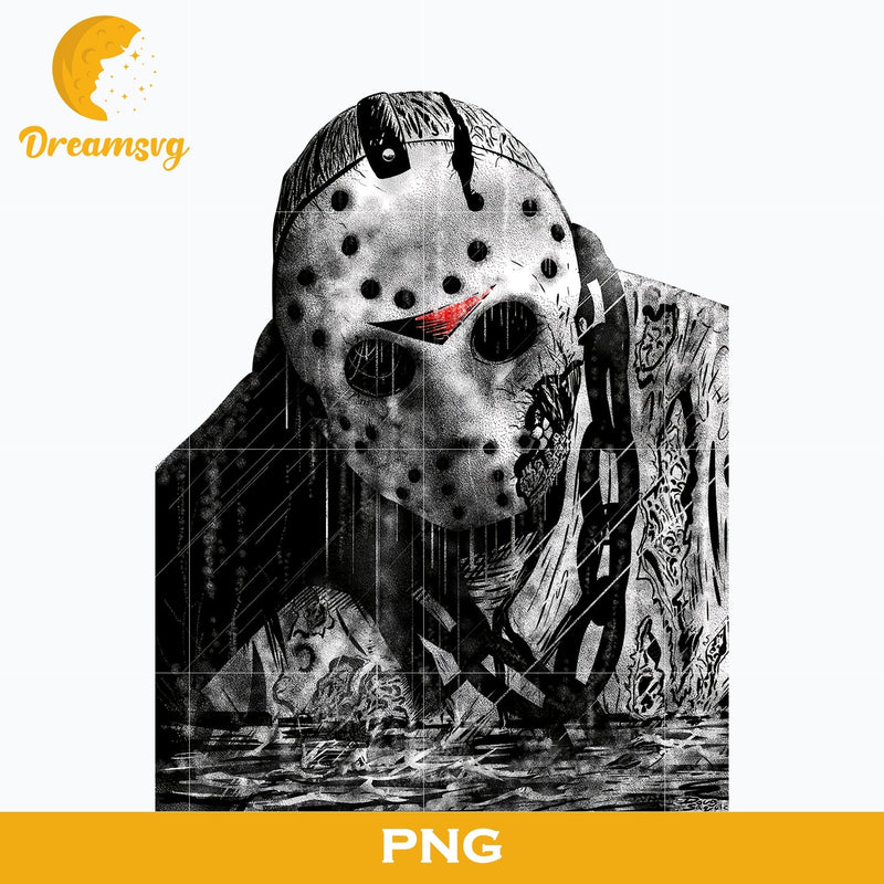 Jason Voorhess PNG, Jason Voorhess Halloween, Scary Halloween, Horror Characters, Halloween svg, png digital file.