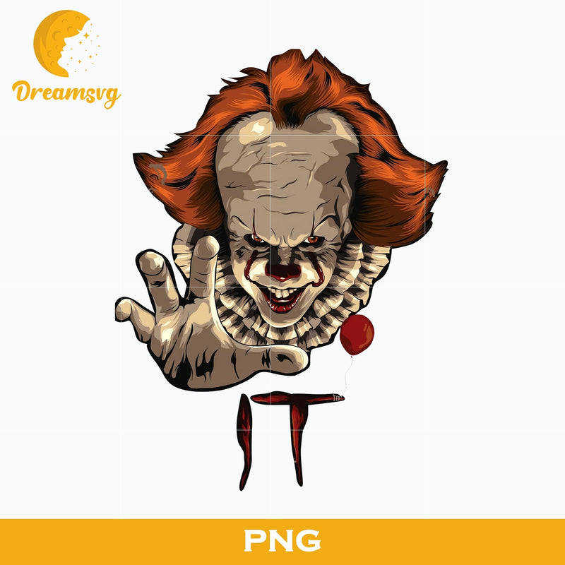 Pennywise Clown PNG, Pennywise Clown Halloween, It Png, Scary Halloween, Horror Characters, Halloween svg, png digital file.