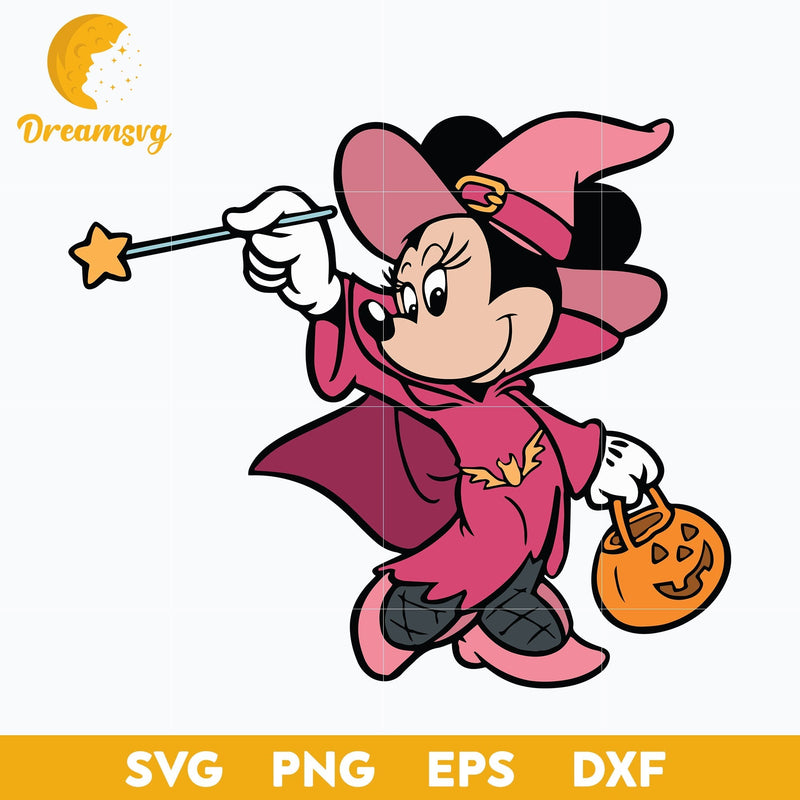 Minnie Mouse Halloween Svg,  Minnie Halloween Svg,  Minnie Svg, Halloween Svg, png, dxf, eps digital file.