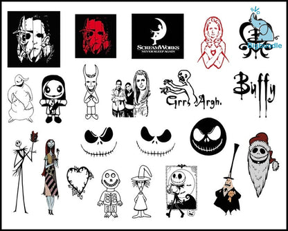 1800+ Horror Movies SVG Bundle, Bundle svg, eps, png, dxf