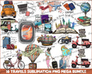 Travel Sublimation Bundle - Digital Dowload