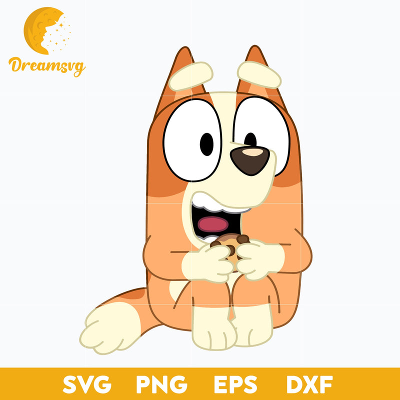 Bingo Svg, Bluey Svg, Bluey character svg, Bluey Cartoon svg, cartoon svg, png, dxf, eps digital file.