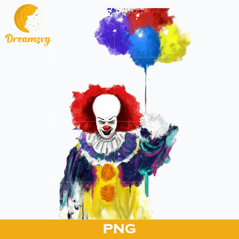 Pennywise Clown PNG, Pennywise Clown Halloween, It Png, Scary Halloween, Horror Characters, Halloween svg, png digital file.