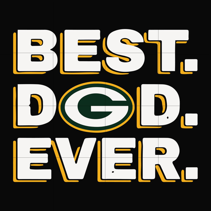 Best dad ever,Green Bay Packers NFL team svg, png, dxf, eps digital file FTD105