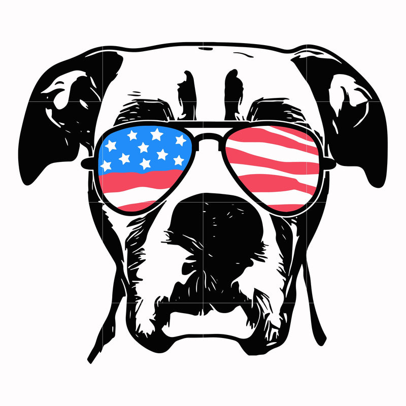 Boxer american svg, png, dxf, eps, digital file JULY0059