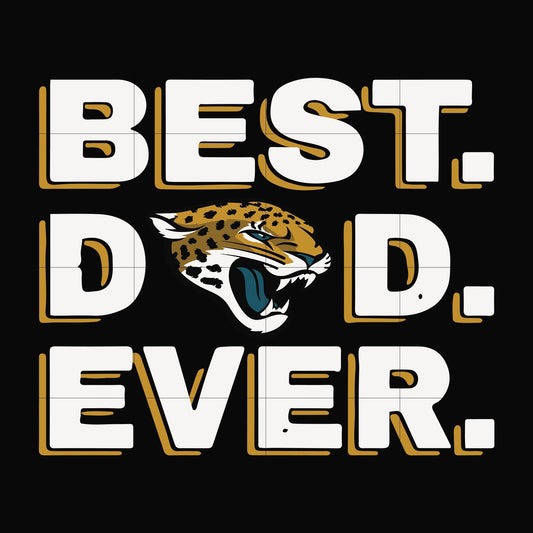 Best dad ever,jacksonville jaguars NFL team svg, png, dxf, eps digital file FTD102