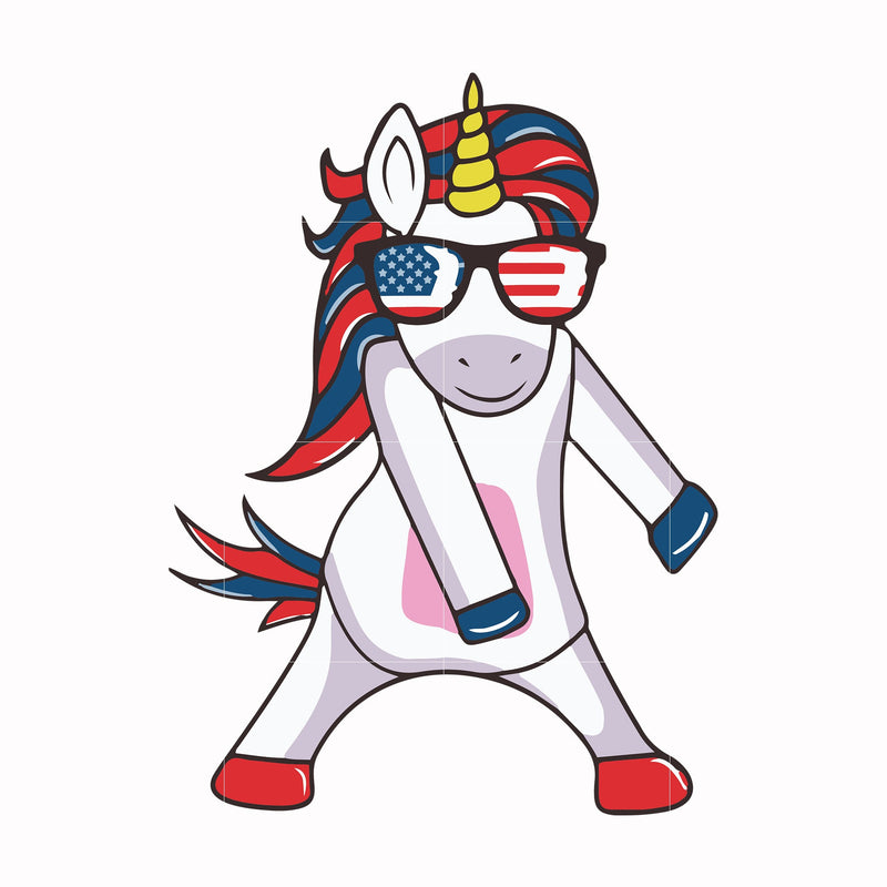 Dabbing unicorn svg, png, dxf, eps, digital file JULY0048