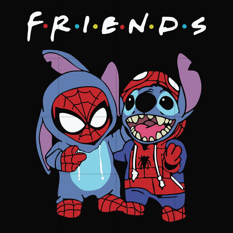 Stitch spider friends svg, halloween svg, png, dxf, eps digital file HWL24072048