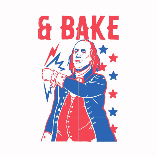 bake svg, png, dxf, eps, digital file JULY0027