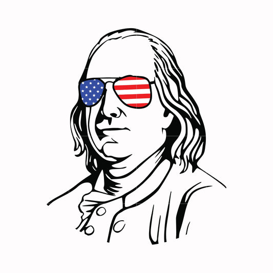 Ben Drankin american svg, png, dxf, eps, digital file JULY0053