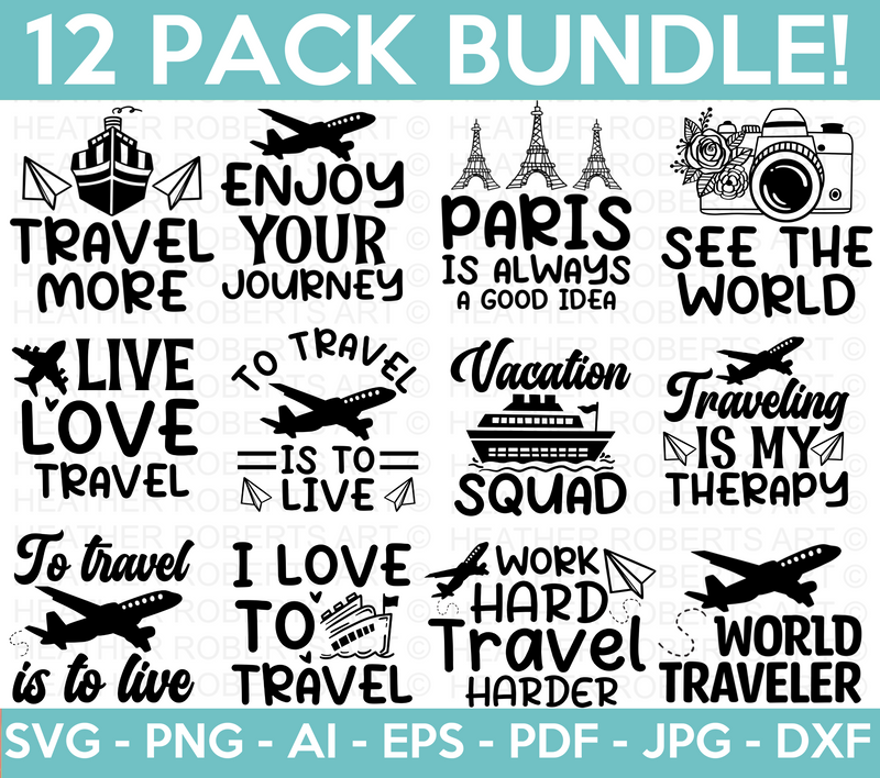 Travel SVG Bundle
