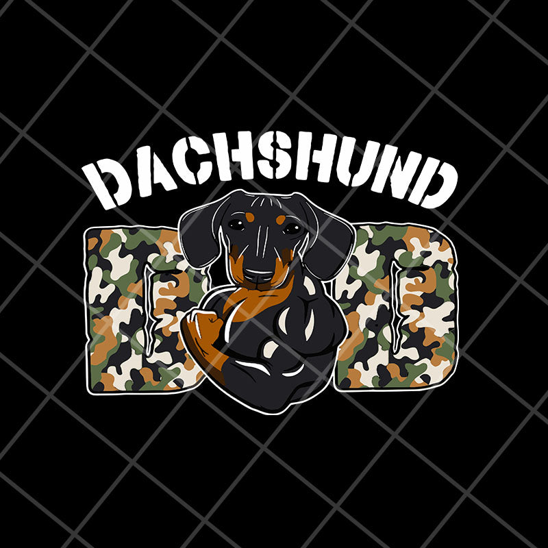 dachshund dad army svg, png, dxf, eps digital file FTD1005219
